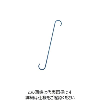 水本機械製作所 水本 ファンシーSフックストレート（ブルー） 全長500mm A-950 1個 849-0519（直送品）