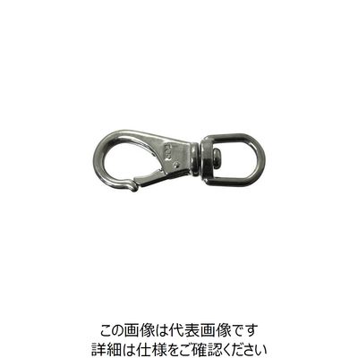 ニッサチェイン ステンレスWレバースナップ 100mm B-1641 1セット(5個) 126-6073（直送品）