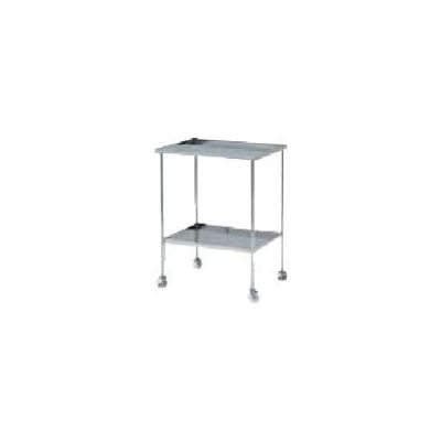 テックサス ステンレスミニテーブルワゴン 600X450 SUSキャスター付 AS-PU6045D 1台 810-6970（直送品）