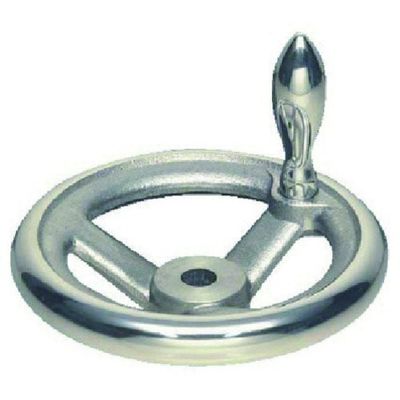 イマオコーポレーション イマオ ハンドル アルミ朝顔型ハンドル車(加工付) ハンドル径125mm ALV125-M 1個 133-0446（直送品）