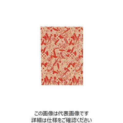大黒工業 大黒 平袋(大)未晒コットン KHー4006 POP 902942 1組(100枚) 236-0236（直送品）