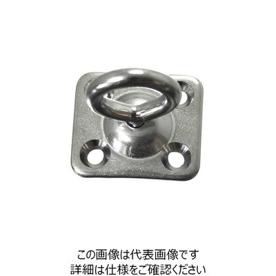 ニッサチェイン ステンレス回転アイプレート 8mm B-1951 1セット(5個) 126-7657（直送品）