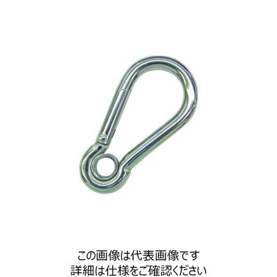 水本機械製作所 水本 ステンレス スナップフックAW型 線径10mm長さ102mm A-2802 1個 201-2046（直送品）