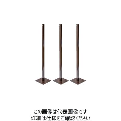 飛沫感染防止パーテーション クリアセーフ スプラッシュシールド 卓上スタンダードタイプ 支柱のみ3本セット(シートの付属なし) 809B413（直送品）