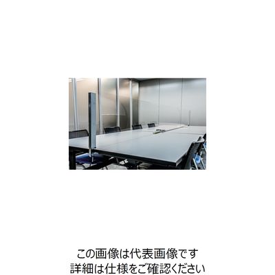 イノベックス 飛沫感染防止パーテーション クリアセーフ スプラッシュシールド ハイグレードタイプ 4mセット 07D1583 1式（直送品）