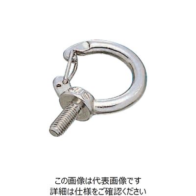 水本機械製作所 水本 ステンレス フックアイボルト 使用荷重0.39kN B-754 1個 849-1076（直送品）