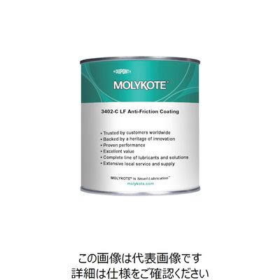 モリコート 乾性被膜 3402ーC LF乾性被膜潤滑剤 500g 3402C-05 1セット(10缶)（直送品）