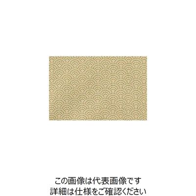 大黒工業 大黒 包装紙 未晒コットン KHー4007 青海波 902931 1組(100枚) 236-8182（直送品）