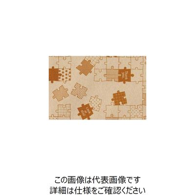 大黒工業 大黒 包装紙 未晒コットン KHー4004 パズル 902928 1組(100枚) 235-8678（直送品）