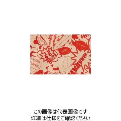 大黒工業 大黒 包装紙 未晒コットン KHー4006 POP 902930 1組(100枚) 236-8170（直送品）