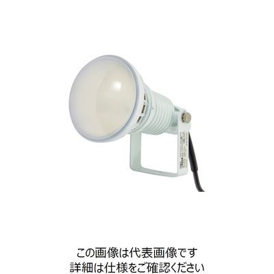 日動工業 日動 エコビックLED投光器20W 常設型 昼白色 電線1.5m 本体白 AFL-E20J-W 1台 249-8726（直送品）