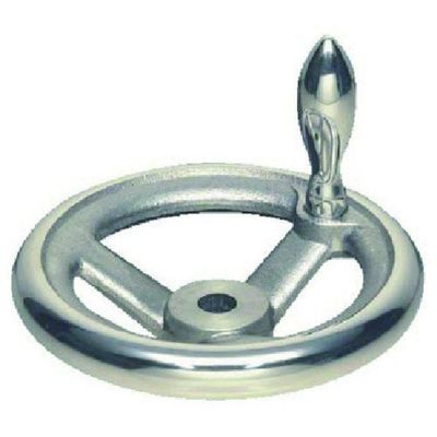 イマオコーポレーション イマオ ハンドル アルミ朝顔型ハンドル車(加工付) ハンドル径180mm ALV180-M 1個 131-6076（直送品）