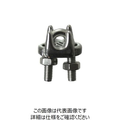 ニッサチェイン ステンレスワイヤークリップ 6mm B-1805 1セット(5個) 127-8651（直送品）