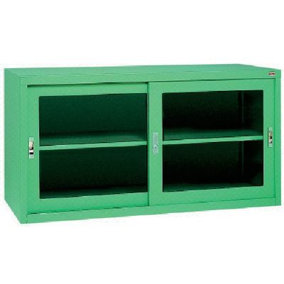 大阪製罐 OS ワイドロッカー アクリル引戸付 棚板1枚(若草色) 600WA 1台 136-7391（直送品）