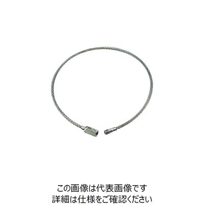 水本機械製作所 水本 ステンレス ワイヤーキャッチ 全長1660mm A-828 1本 202-4564（直送品）