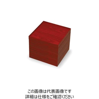 大黒工業 大黒 VーBOX 5寸 赤うるし(金ボール付)三段 31410 1個 236-9669（直送品）
