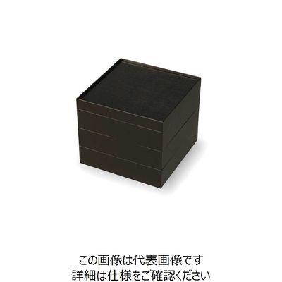 大黒工業 大黒 VーBOX 6.5寸 黒無地(金ボール付) 三段 31320 1個 237-4412（直送品）