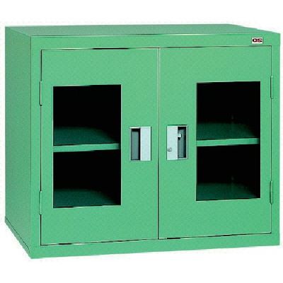 大阪製罐 OS ロッカーSアクリル扉付 最大積載量200kg 棚板1枚(若草色) 600SA 1台 136-2666（直送品）