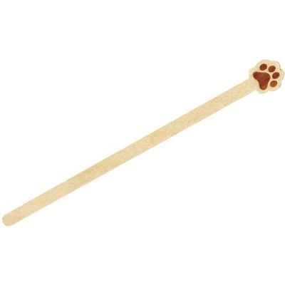大黒工業 大黒 木製マドラー 肉球 100本入 377303 1袋(100本) 237-4422（直送品）