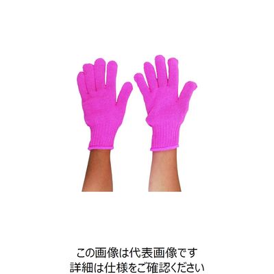 丸和ケミカル パステルカラー軍手 ピンク 198 1ダース(12双) 157-8330（直送品）