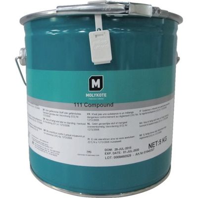 デュポン・東レ・スペシャルティ・マテリアル モリコート シリコーンコンパウンド 111コンパウンド 5kg 111-50 1セット(4缶)（直送品）