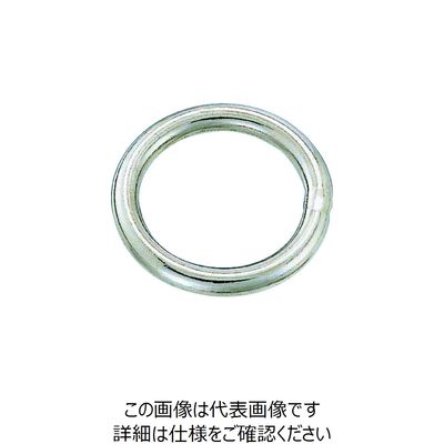 水本機械製作所 水本 ステンレス 丸リンク 線径2.5mm内径20mm(5個入) B-2071 1袋(5個) 162-9636（直送品）
