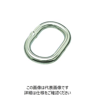 水本機械製作所 水本 リング ステンレス 楕円リンク 線径22mm 内長110mm A-1891 1個 194-9992（直送品）