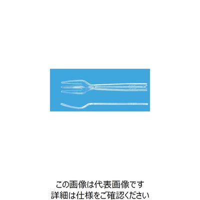 大黒工業 大黒 クリアーフォーク#100 (透明)バラ 3770270 1袋(1000本) 237-2809（直送品）