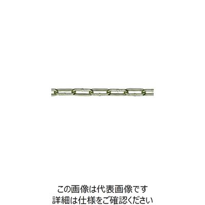 水本機械製作所 水本 アルミカラーチェーン レモンイエロー 15m 線径8mm AL-8Y 1本 849-0310（直送品）