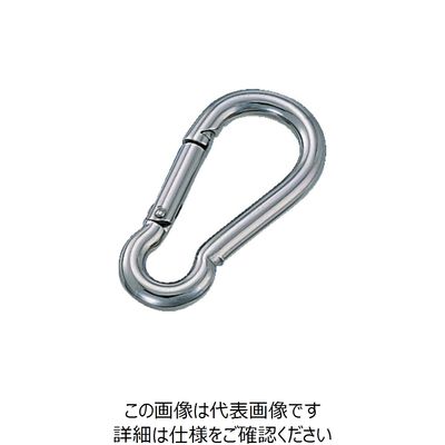 水本機械製作所 水本 ステンレス スナップフックB型 線径4mm 長さ45mm B-801 1個 849-1081（直送品）