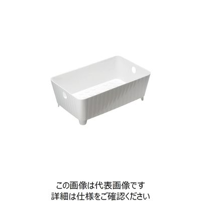 新輝合成 TONBO シンクシンク水切りバスケットPー37 ホワイト 03012 1個 249-8669（直送品）