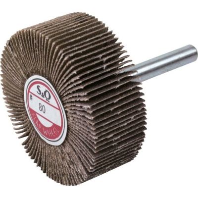 ムラコ MURAKO 軸付フラップ金具無し 外径50幅20軸径6mm 粒度#150 150# KN5020 150 1セット(10個)（直送品）