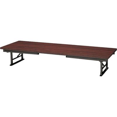 ナイキ 折りたたみテーブル 外寸法:W1800×D450×H700(330) 7345S-WH 1台 868-4554（直送品）