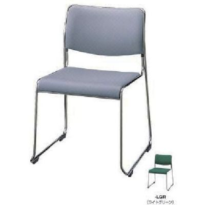 ナイキ 会議用チェアー E854F-LGR 1個(1脚) 868-4980（直送品）