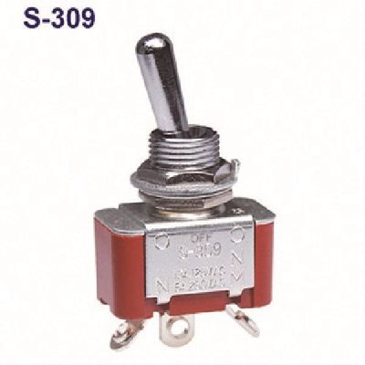 NKKスイッチズ トグルスイッチ ねじ端子 2極ONー(ON) S-425T 1個 183-1293（直送品）