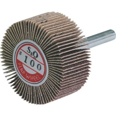 ムラコ MURAKO 軸付フラップ金具無し 外径80幅5軸径6mm 粒度#150 150# KN8005 150 1セット(5個)（直送品）