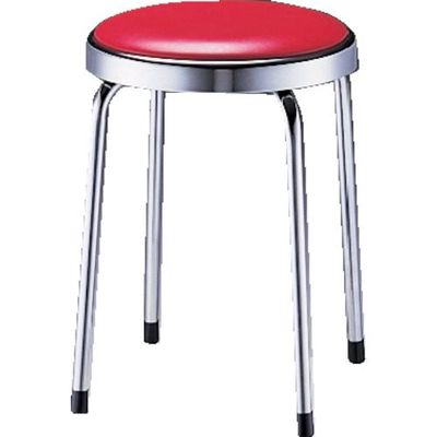 ナイキ 丸イス W450×D450×H460 E110-RE 1個(1脚) 868-4681（直送品）