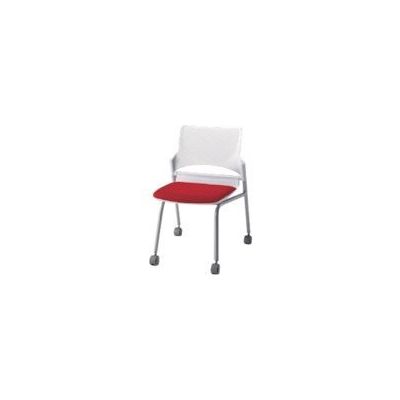 ナイキ 会議用チェアー 色:レッド E274-1F-RE 1脚 868-4842（直送品）