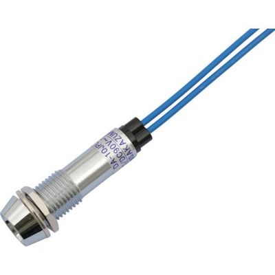 坂詰製作所 サカズメ LED表示灯 DAー10JPL (AC/DC100V接続)Φ10 青 DA-10JPL-AC/DC100V-B 1個（直送品）