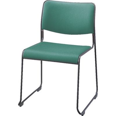 ナイキ NAIKI パイプチェアー 布張り E150FB-LGR 1個(1脚) 868-4700（直送品）