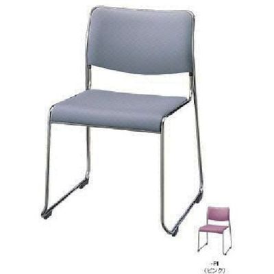 ナイキ 会議用チェアー E854-PI 1個(1脚) 868-4983（直送品）