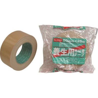 マクセル スリオン 養生用布粘着テープ 333000DB0050X25 1セット(60巻) 158-7583（直送品）