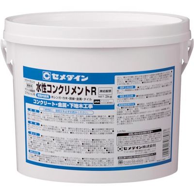 セメダイン 建築内装用接着剤 水性コンクリメントR 3kg AE-221 6缶（直送品）