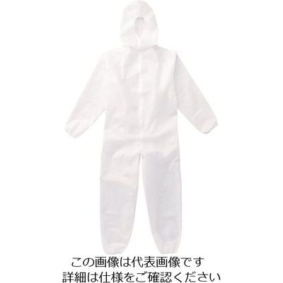 山田辰 AUTOーBI 簡易保護服100ー009ホワイトー5L 100-009-5L 1セット(5着) 158-1433（直送品）