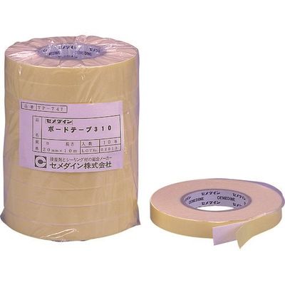 セメダイン ボードテープ#310 20×10 TPー747 1セット(40個) 211-4322（直送品）