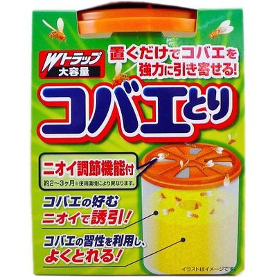ライオンケミカル Wトラップ コバエとり 長時間用 4900480200371 1セット（10個）（直送品）