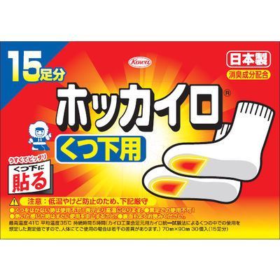 興和 ホッカイロ 靴下用 15足分 4987067828104 15個入×4点セット（直送品）