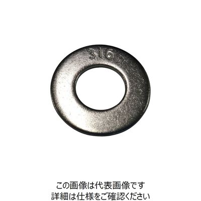 コノエ ワッシャー JIS SUS316 6×13×1.0 WJ-316-6-13-1.0K 1セット(100枚) 250-9209（直送品）