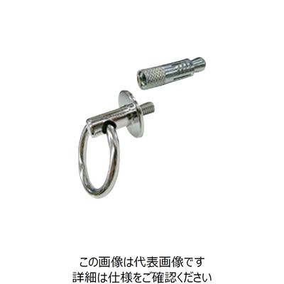 水本機械製作所 水本 ステンレス 座付リングボルト(カットアンカー付) ZLB-8M 1個 849-3251（直送品）