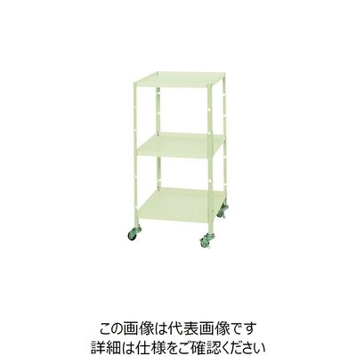 大阪製罐 OS ミゼットワゴン 間口422×奥行411×高さ834mm WR3G 1台 152-0412（直送品）